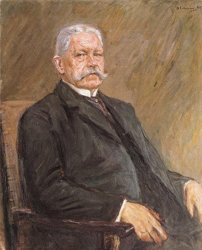 Bildnis des Reichspräsidenten Paul von Hindenburg von Max Liebermann